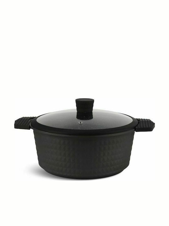 Edenberg Cookware Set of Aluminum with Non-stick Coating Black 15pcs