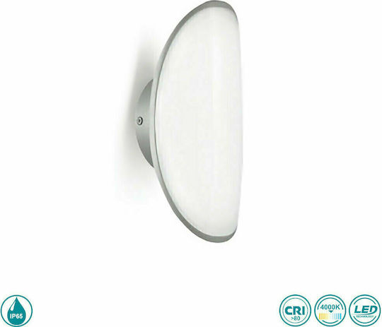 La Mia Luce Стенен Външен Плафон LED IP65 13W с Естествено бяло Светлина