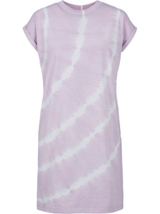 Καλοκαιρινό Mini T-shirt Φόρεμα Girly Pink