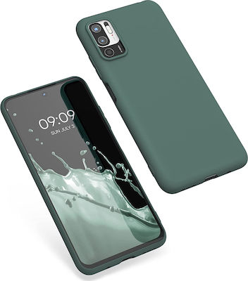 KWmobile Silicone Back Cover Blue Green (Redmi Note 10 5G / Poco M3 Pro)