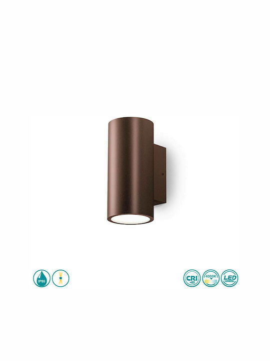 La Mia Luce Επιτοίχιο Εξωτερικό Σποτ LED IP65 με Φυσικό Λευκό Φως