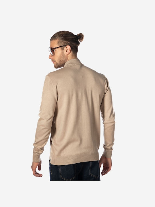 Brokers Jeans Мъжко Пуловер с Дълъг Ръкав Beige Melange