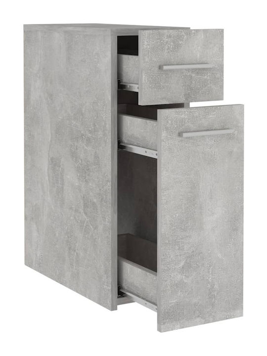 Sertar de Birou Lemnoasă Beton gri 20x45.5x60cm