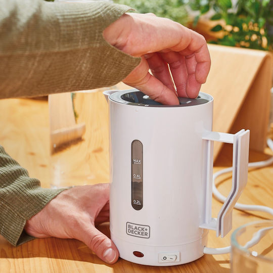 Black & Decker Kettle 500ml 1000W White
