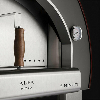 Alfa 5 Minuti Copper Top Pizza Oven Wood Traditional 82x68x120cm FX5MIN-LRAM-T