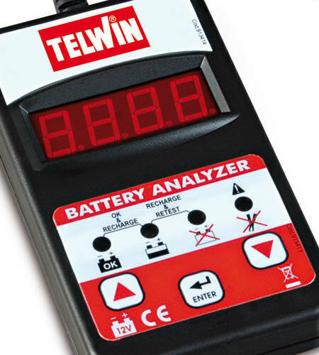 Telwin DT400 Digital Test de baterie cu cleme de crocodil