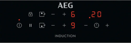 AEG 3000 Kochfeld Induktionskochfeld Autonom mit Kindersicherung 29x52εκ.