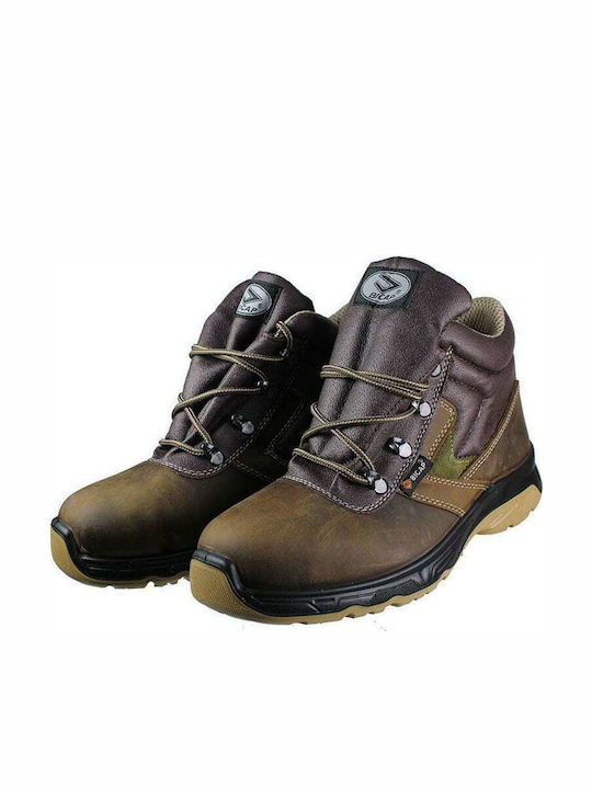 Bicap Bicup Mokka Waterproof Boots Work Brown O2 with Certification SRC