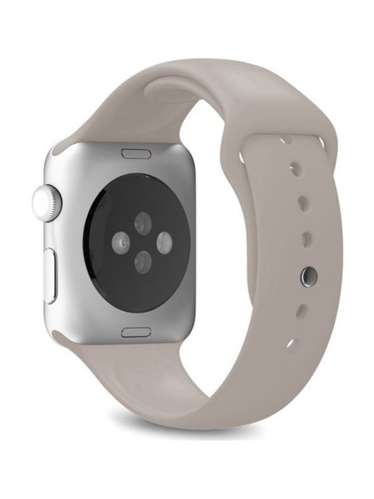 Puro Icon Strap Silicone with Pin Taupe (Apple Watch 42/44/45mm) AW44ICON-LGREY