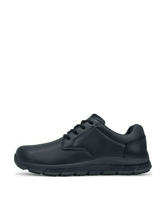 Shoes For Crews Saloon II Waterproof Low Work Black OB with Certification SRC