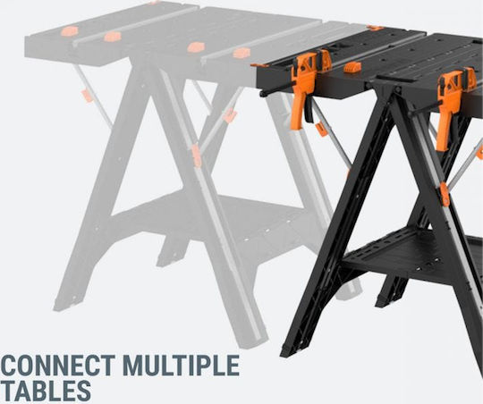 Worx WX051 Bancă Rezistență 135kg 78x63x81.2cm 4buc WX051