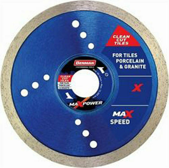 Benman Diamond Cutting Disc for Granite Tiles Maxpower 115mm Cutting Disc Construction Materials Hole Diameter 115mm 1pcs