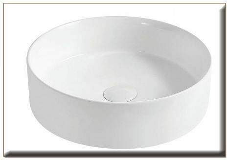 Gloria Regina Επικαθήμενος Νιπτήρας Πορσελάνης 41x41x12.5cm Λευκός