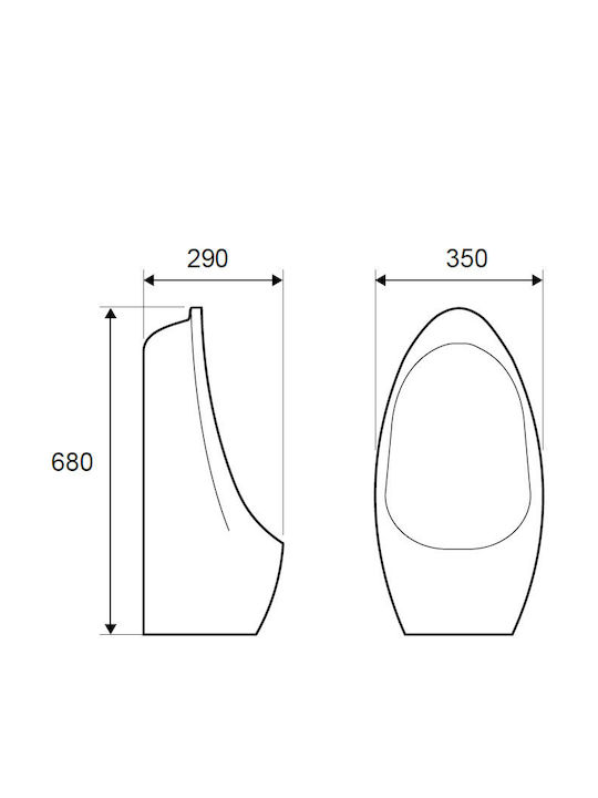 Karag LT 103H Urinal White