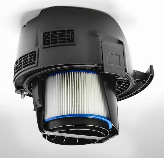 Nilfisk Attix 961-01 Прахосмукачка За Течности / Твърди 1500W с Неръждаема Стомана Контейнер 70лт