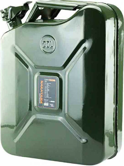 Nakayama FT2000 Fuel Can Double Position Metallic 20lt Green
