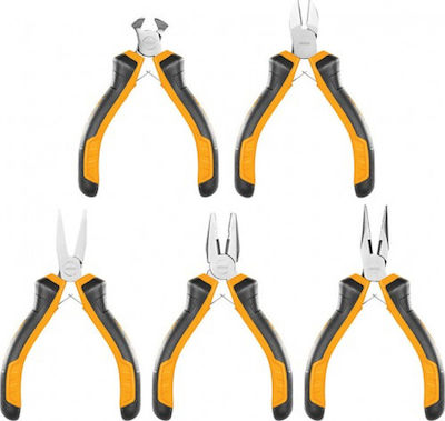 Ingco Pliers set Electrician Mini Length 115mm 5pcs