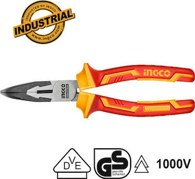 Ingco Schneidezange Gebogen Elektriker Länge 200mm