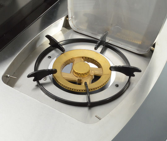 Landmann Avalon PTS+ 6.1 Gasgrill Gusseisen Rost 88.5cmx51cmcm mit 5 cm 14.4kW und Seitenbrenner Infrarot