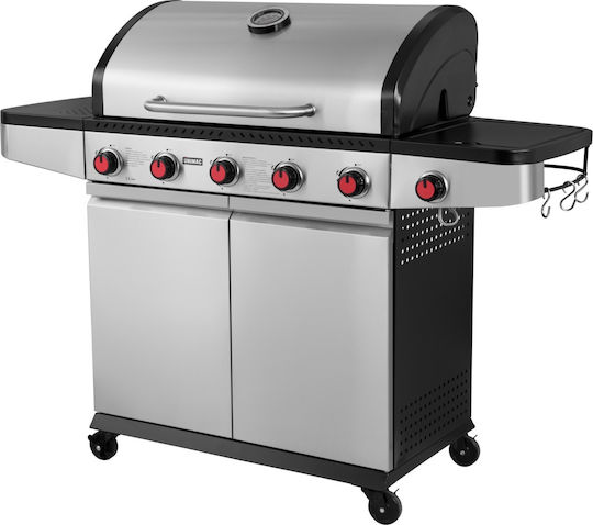 Unimac Premium Gas Grill with 5 pcs 15kW and Side Burner