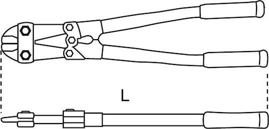 Beta 1101 Bolt Cutter Length 350mm