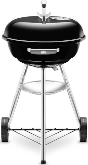 Weber Compact Stainless steel Charcoal Grill Kettle with Lid 47cmx47cm
