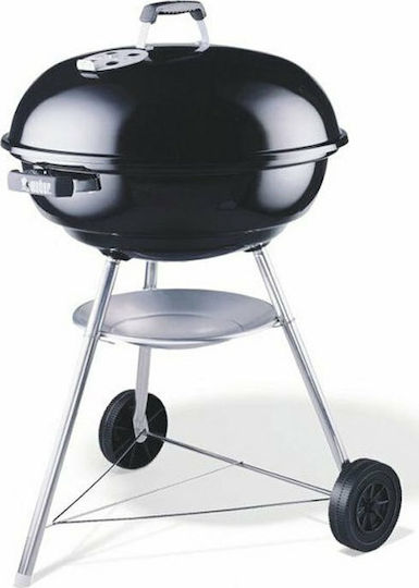 Weber Compact Stainless steel Charcoal Grill Kettle with Lid 47cmx47cm