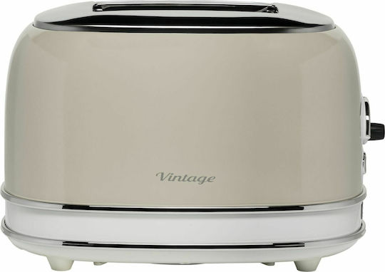 Ariete Vintage 0155/03 Toaster 2 Slots 810W Beige