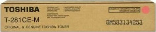 Toshiba T-281CE-M Original Toner Laser Printer Magenta 10000 Pages (6AK00000844)