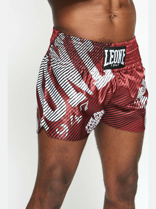 Leone AB908 Shorts Kick/Thai-Boxen Rot
