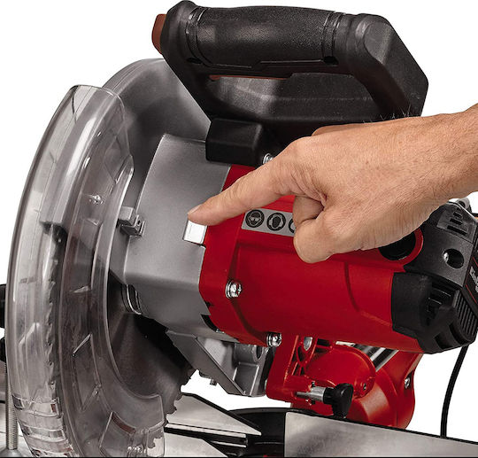 Einhell TC-SM 2531/2 U Kapp- und Gehrungssäge Elektrisch 1900W Schiebesäge mit Schnittführung Laser & Scheibendurchmesser 254mm