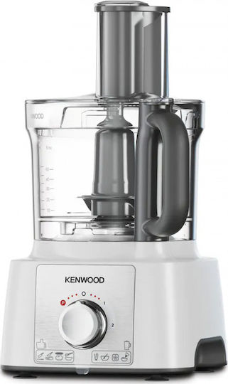 Kenwood Multi Pro Xpress Multifunctional Food Processor 1000W with Pot 3lt and Jug Blender White