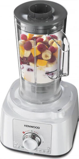 Kenwood Multi Pro Xpress Multifunctional Food Processor 1000W with Pot 3lt and Jug Blender White