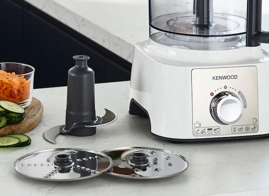Kenwood Multi Pro Xpress Multifunctional Food Processor 1000W with Pot 3lt and Jug Blender White