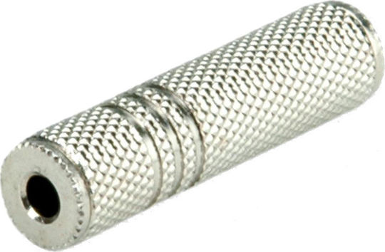 Roline 3.5mm Female to 3.5mm Female Converter Silver 1 Piece