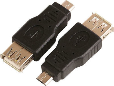 Converter micro USB male to USB-A female 1pcs (05000MGR80BK)