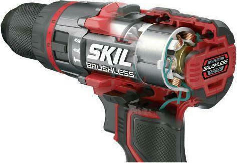 Skil 3070 HA Κρουστικό Δραπανοκατσάβιδο Μπαταρίας Brushless 18V 2x2.5Ah