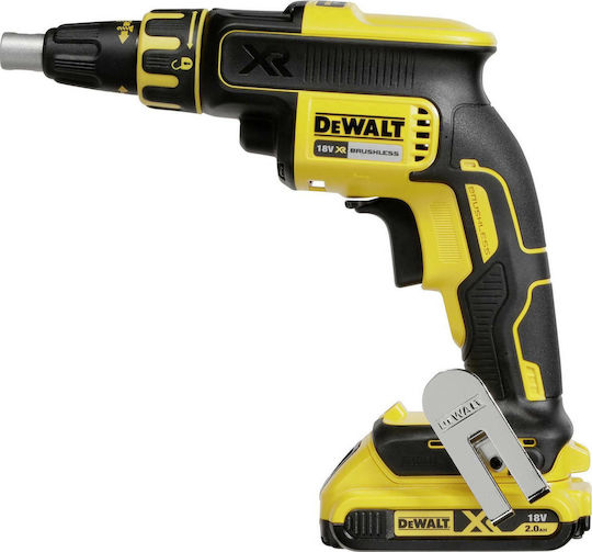 DEWALT Drywall Screwdriver Battery Brushless 18V 2x2Ah