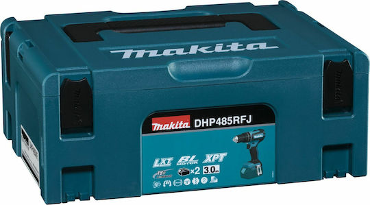 Makita DHP485RFJ Percussive Battery Brushless Drill Driver 18V 2x3Ah