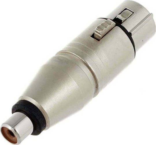 Neutrik NA2FPMF Μετατροπέας XLR female σε RCA female Ασημί