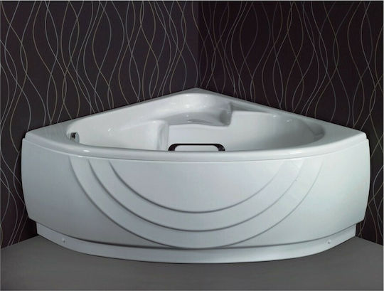 Sanitec Sabrina 502 Γωνιακή Μπανιέρα Ακρυλική 120x120x60cm