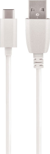 Maxlife MAXLIFETYPECWH Cablu USB 2.0 USB-C Masculin - USB-A Alb 1m