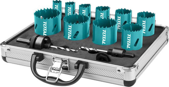 Total Diamond Hole Saw Set Tile Hole Saws 33-83mm for Tile