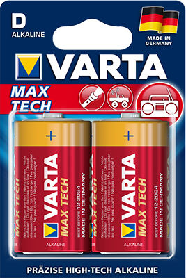 Varta Longlife Max Power Αλκαλικές Μπαταρίες D 1.5V 2τμχ