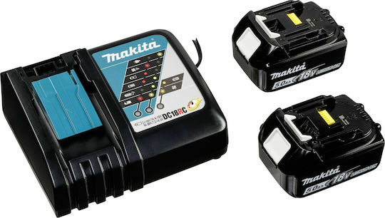 Makita DTW701RTJ Brushless Schlagschrauber Akku 18V 2x5Ah mit Aufnahme 1/2"