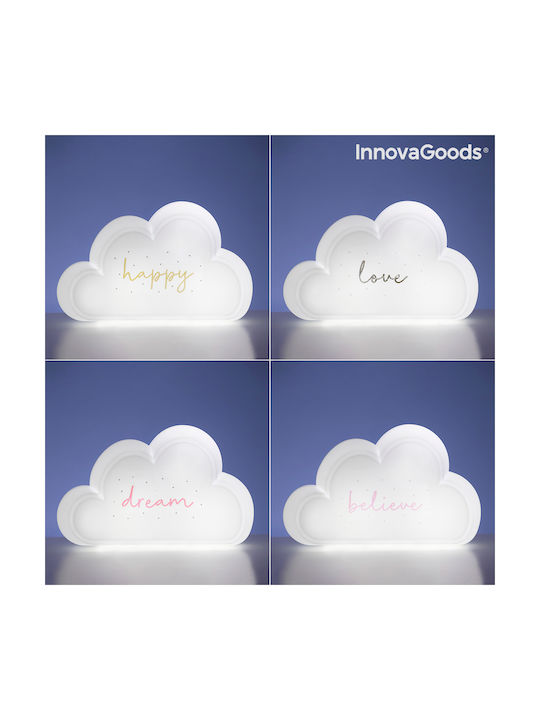 InnovaGoods Led Kids Projector Lamp Rainbow White 18x6x11εκ.