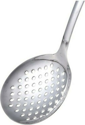 San Ignacio Shallow Spoon Slotted Colander Stainless Steel Silver 37.5cm 1pcs