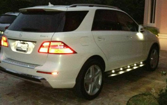 Σκαλοπάτια Αυτοκινήτου 4x4 με Φωτισμό Led για Mercedes-Benz GL Class X166 2012 2τμχ