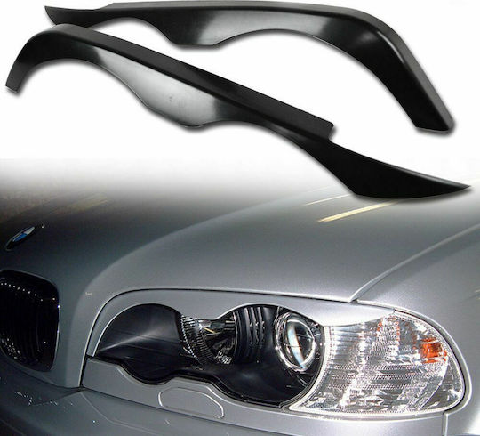 Motordrome Front Headlights Eyebrows for Bmw E46 Coupe 1999-2002