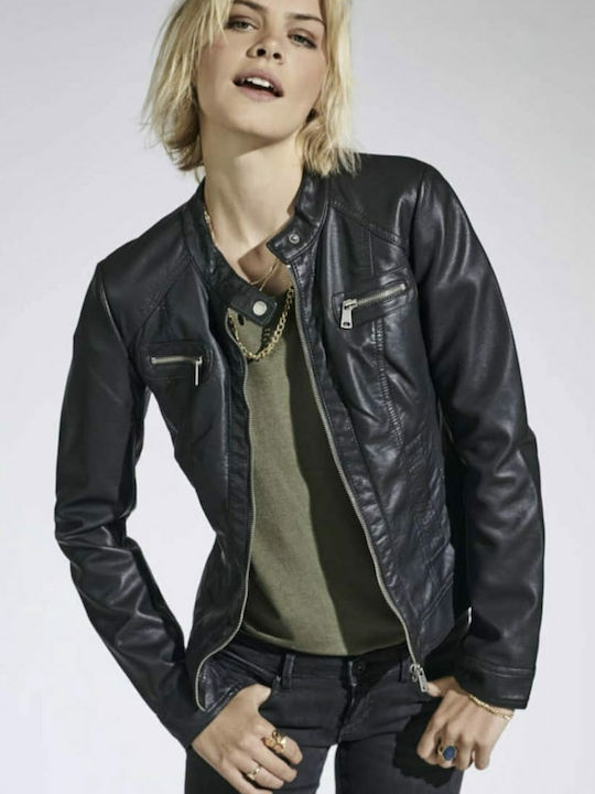 Bandit Γυναικείο Biker Jacket Μαύρο